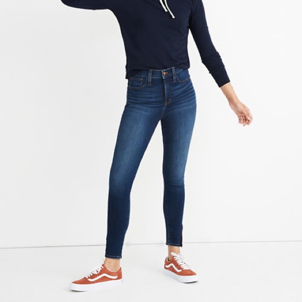 Madewell Darkwash Roadtripper Jeans